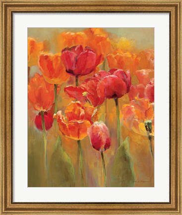 Framed Tulips in the Midst I Print