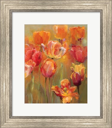 Framed Tulips in the Midst II Print