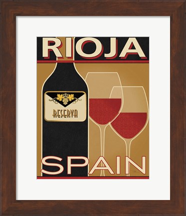 Framed Rioja Print