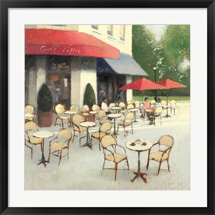 Framed Cafe du Matin II Print