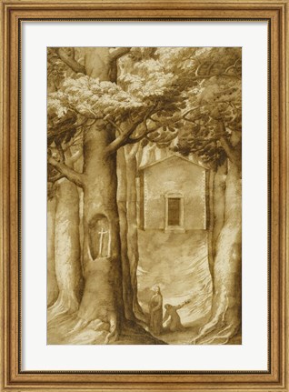 Framed La Verna: The Chapel of the Blessed Giovanni della Verna Print