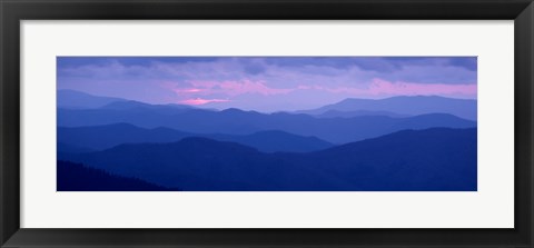 Framed Dawn Great Smoky Mountains National Park NC Print