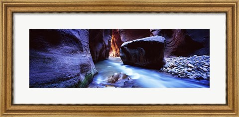 Framed Virgin River at Zion National Park, Utah, USA Print