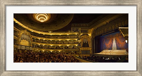 Framed Crowd at Mariinsky Theatre, St. Petersburg, Russia Print