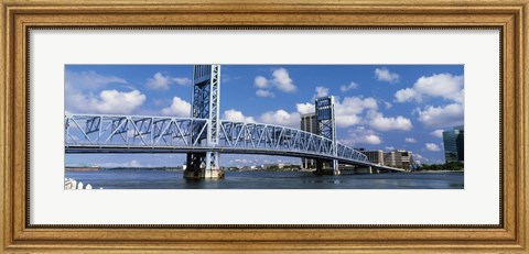 Framed Main Street Bridge, Jacksonville, Florida, USA Print