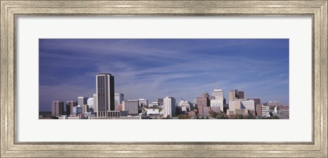 Framed Richmond, Virginia Skyline Print
