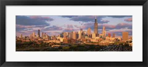 Framed Cityscape, Day, Chicago, Illinois, USA Print