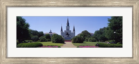 Framed St Louis Cathedral Jackson Square New Orleans LA USA Print