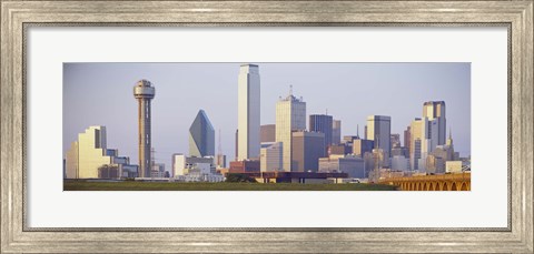 Framed Buildings in a city, Dallas Print