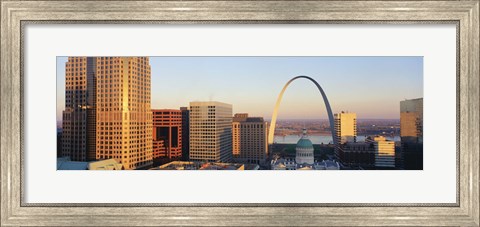Framed St. Louis skyline Print