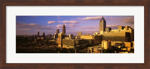 Framed Afternoon In Atlanta, Atlanta, Georgia, USA Print