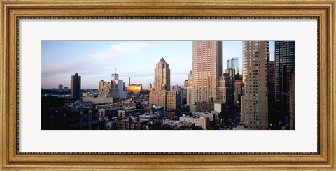 Framed Close up of skyscrapers in Atlanta, Georgia, USA Print