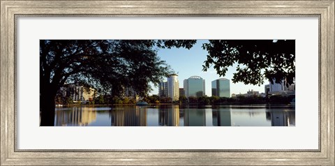 Framed Lake Eola, Orlando, Florida Print