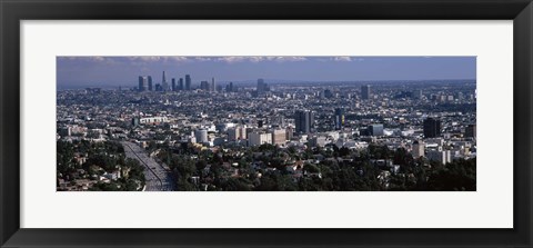 Framed Hollywood, City Of Los Angeles, California Print