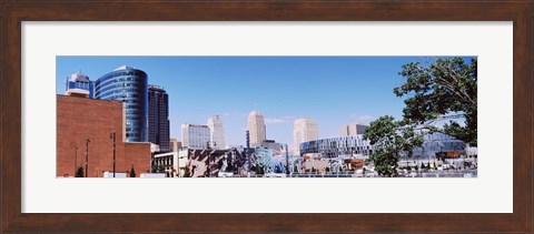 Framed Jazz District, Kansas City, Missouri Print