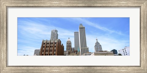 Framed DowntownTulsa skyline, Oklahoma Print