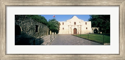 Framed Facade of a building, The Alamo, San Antonio, Texas Print