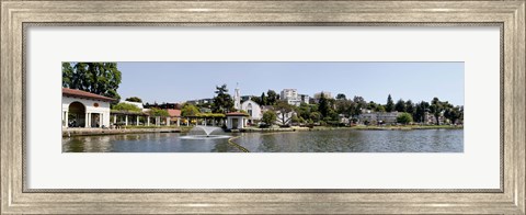 Framed Lake Merritt in Oakland, California, USA Print