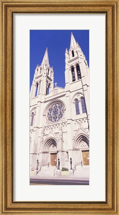 Framed Facade of Cathedral Basilica of the Immaculate Conception, Denver, Colorado, USA Print