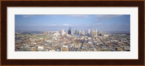 Framed Buildings in a city, Hyatt Regency Crown Center, Kansas City, Jackson County, Missouri, USA Print