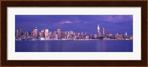Framed Hudson River, NYC, New York City, New York State, USA Print