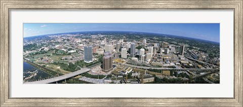 Framed Aerial Richmond VA Print