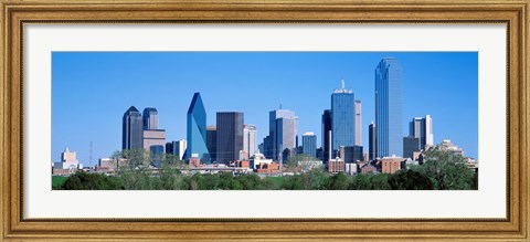 Framed Downtown Dallas Texas Print