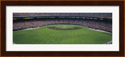 Framed Baseball stadium, San Francisco, California, USA Print