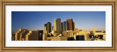 Framed Los Angeles Skyline Print