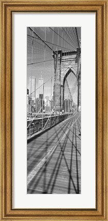 Framed Brooklyn Bridge Manhattan New York City NY USA Print