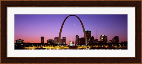 Framed Skyline, St. Louis, MO, USA Print
