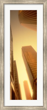 Framed Buildings in the Financial district, San Francisco, California Print