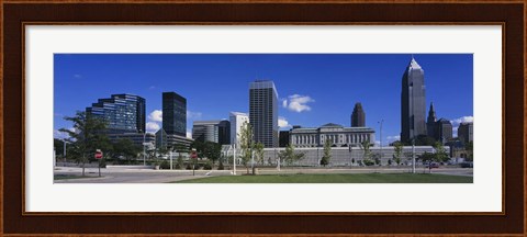 Framed Buildings in Cleveland, Ohio Print