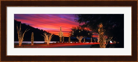 Framed Christmas, Phoenix, Arizona, USA Print