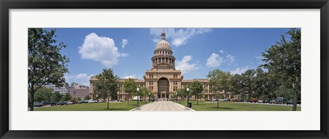 Framed Facade of a government building, Texas State Capitol, Austin, Texas, USA Print