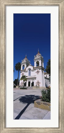 Framed Facade of a cathedral, Portuguese Cathedral, San Jose, Silicon Valley, Santa Clara County, California, USA Print