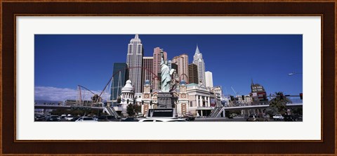 Framed New York New York Hotel, The Las Vegas Strip Print