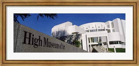 Framed Facade of an art museum, High Museum of Art, Atlanta, Fulton County, Georgia, USA Print