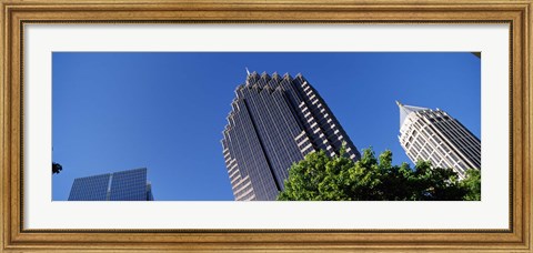 Framed Atlanta Skyscrapers, Georgia Print