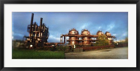 Framed Old oil refinery, Gasworks Park, Seattle, King County, Washington State, USA Print