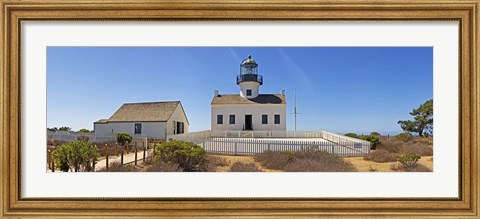 Framed Lighthouse, Old Point Loma Lighthouse, Point Loma, Cabrillo National Monument, San Diego, California, USA Print