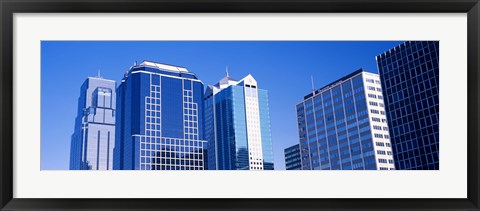Framed Skyscrapers in downtown Kansas City Print