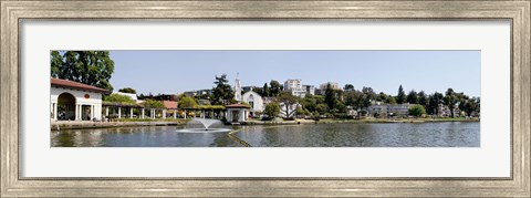 Framed Lake Merritt in Oakland, California, USA Print