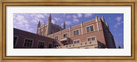 Framed Low angle view of Kerckhoff Hall, University of California, Los Angeles, California, USA Print
