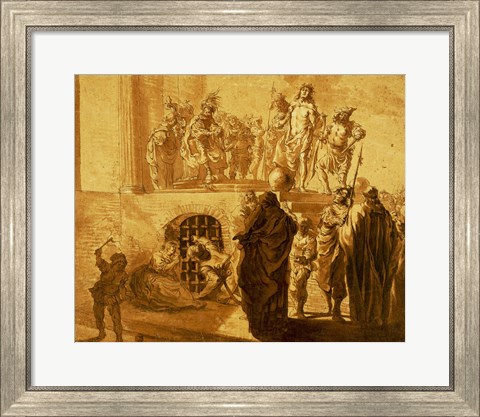 Framed Christ Before Pilate Print