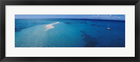 Framed Great Barrier Reef, Queensland, Australia Print