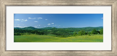 Framed Farm, Peacham, Vermont, USA Print