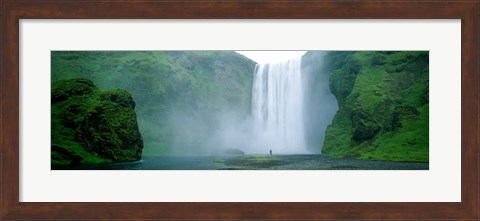 Framed Skogafoss Falls, Skogar River, Iceland Print
