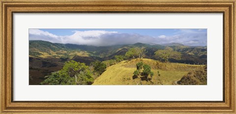 Framed Clouds over mountains, Monteverde, Costa Rica Print