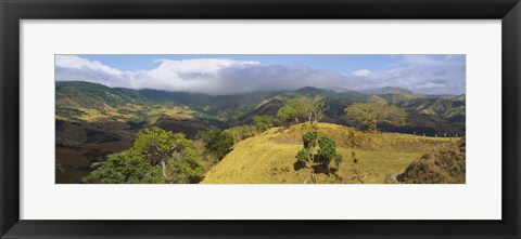 Framed Clouds over mountains, Monteverde, Costa Rica Print
